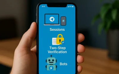 Безопасность Telegram-аккаунта: сессии, двухэтапная проверка и боты