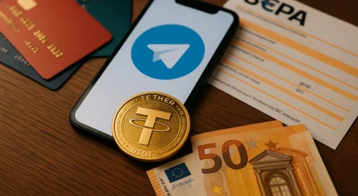 Онрамп USDT: карты, SEPA и P2P — как быстро завести деньги в Telegram/TON
