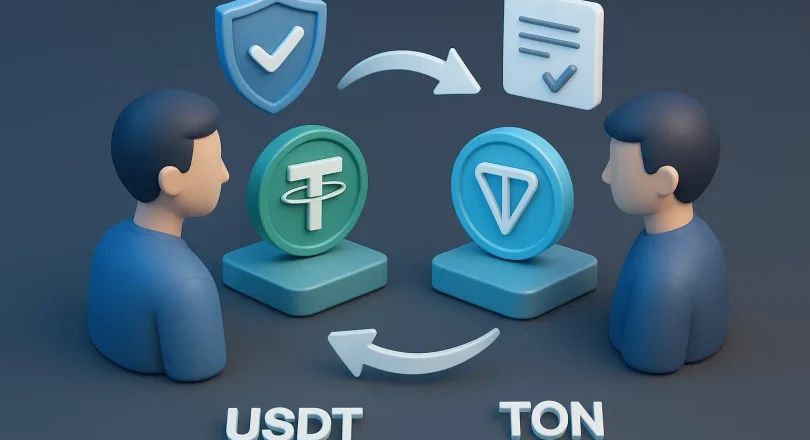 P2P-обмен USDT/TON: безопасная сделка, проверка контрагента и лимиты