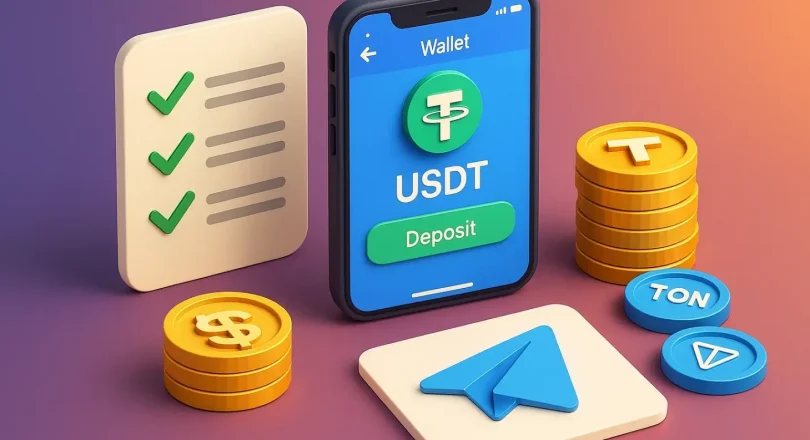 Как пополнить USDT в Telegram Wallet и TON: пошаговая инструкция