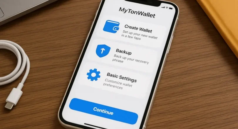 MyTonWallet: создание кошелька, бэкап и базовые настройки (2025)